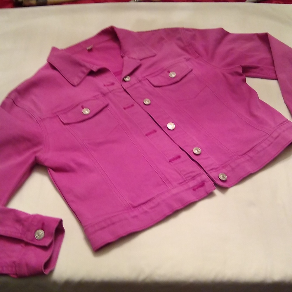 Pink Denim Jacket